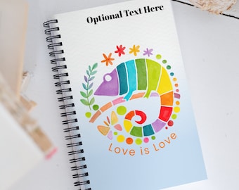 Benutzerdefiniertes Pride Month Notizbuch Liebe Pride Month Geschenk Gay Pride Pride Gift Anpassbares Notizbuch LGBTQ+Lesben Geschenk Gay Right Notebook
