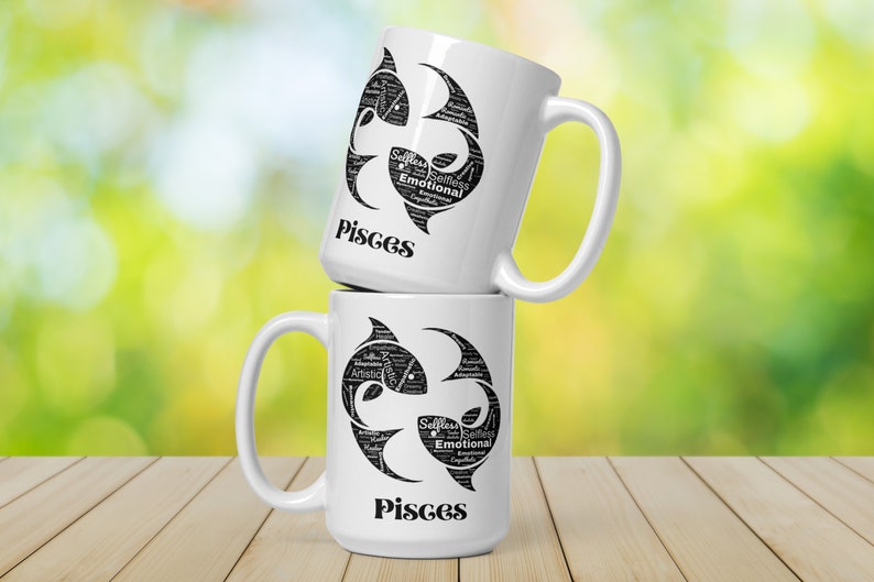 Pisces Mug Gift for Pisces Birthday Gift for Pisces Zodiac Sign Gift For Pisces Gift Idea For Pisces Birthday Gift Idea image 7