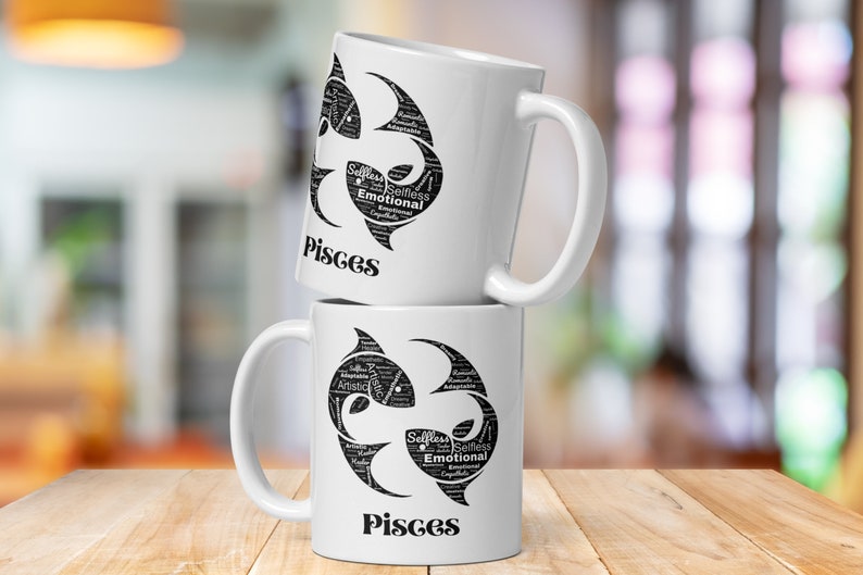 Pisces Mug Gift for Pisces Birthday Gift for Pisces Zodiac Sign Gift For Pisces Gift Idea For Pisces Birthday Gift Idea image 6