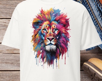 Lion face shirt majestic Lion T Shirt wild life Lion t-shirt for animal lover shirt animal shirt unisex t shirt African tshirt zoo shirt