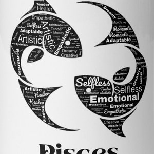 Pisces Mug Gift for Pisces Birthday Gift for Pisces Zodiac Sign Gift For Pisces Gift Idea For Pisces Birthday Gift Idea image 2