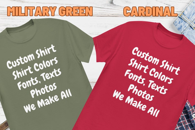 Design Your Own Shirt Custom Shirt Personalized Tshirt Etsy