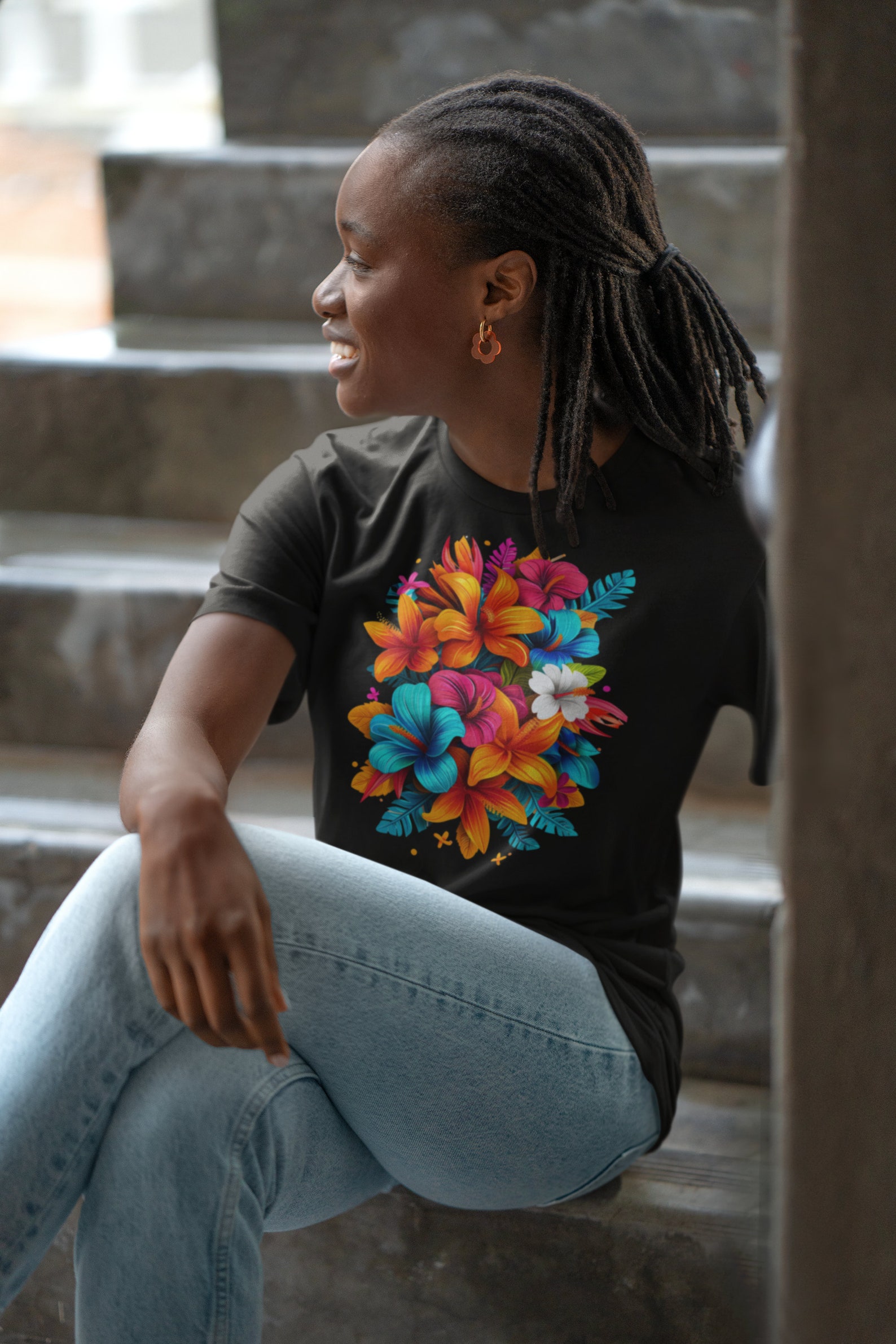 Floral Print T-Shirt main image 1