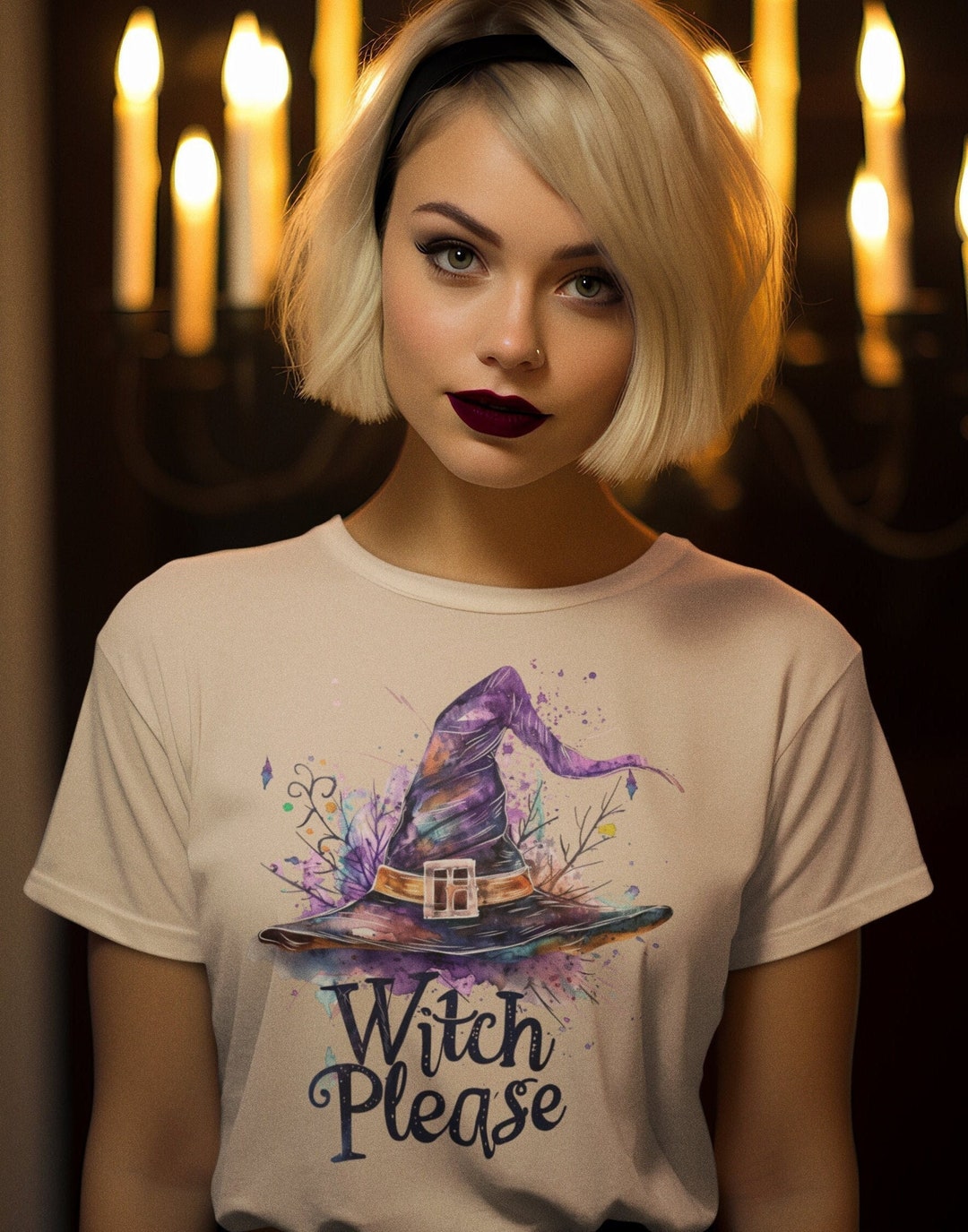 Custom Witch Please Shirt, Witch Halloween Shirt, Witch Hat Shirt ...