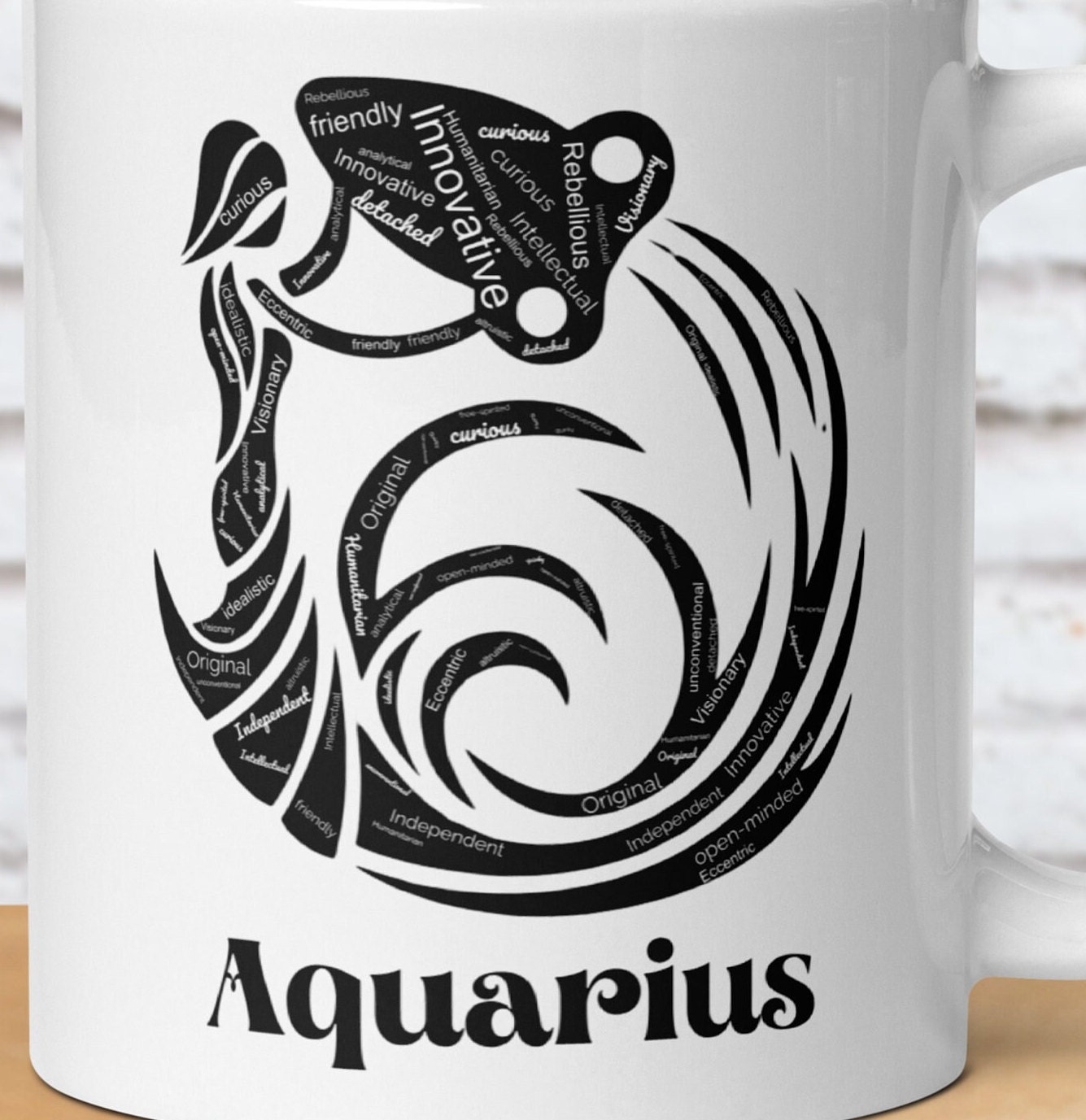 Aquarius Mug Gift for Aquarius Birthday Gift for Aquarius Zodiac Sign