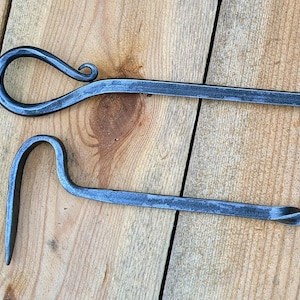 Fire Rake / Coal Rake Offset Smoker Fire Poker