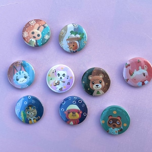 Animal Villager Pins