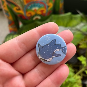 Walter the Whale Shark Pin