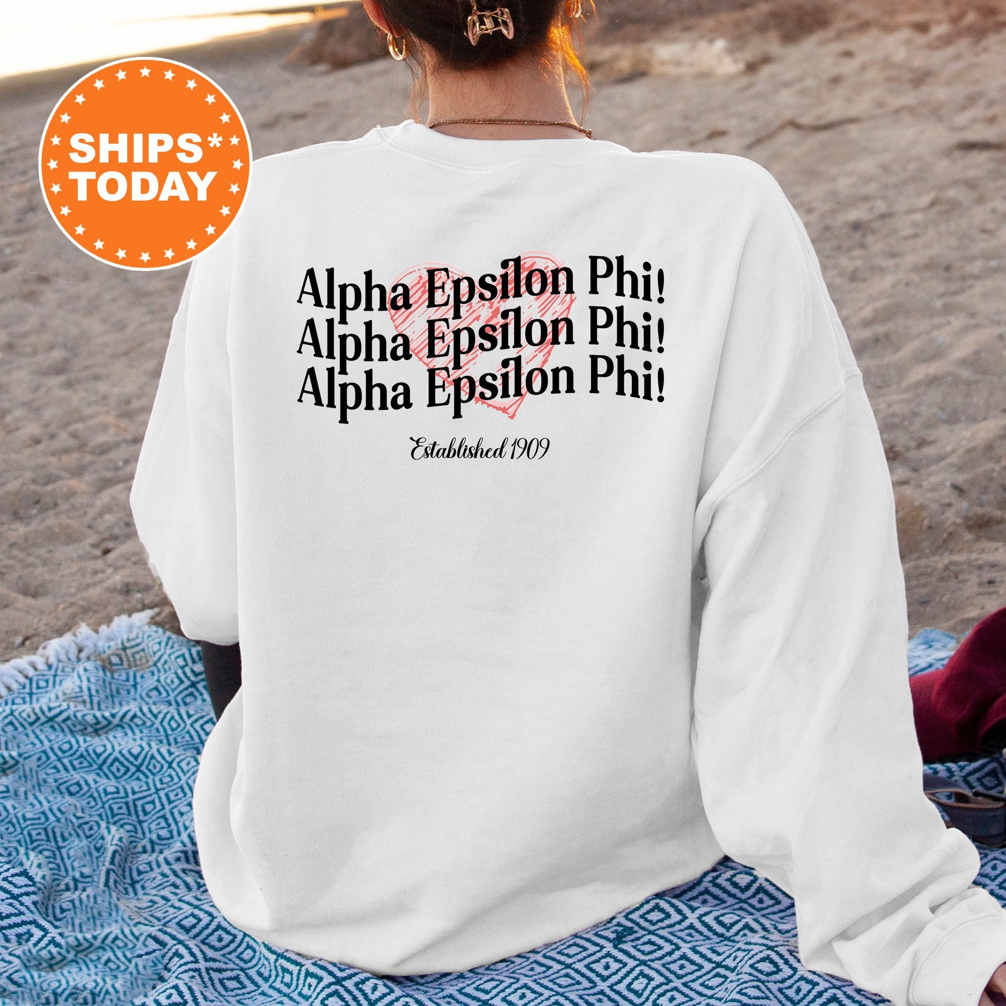 Alpha Epsilon Phi Balloon Bliss Sorority Sweatshirt AEPHI - Etsy Sweden