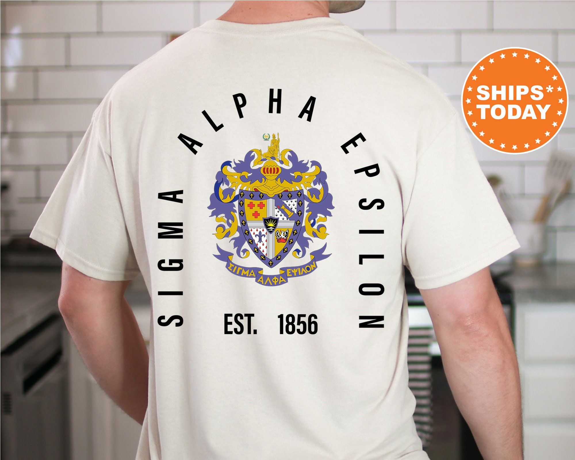 Sigma Alpha Epsilon Iconic Symbol Fraternity T-shirt Sigma - Etsy