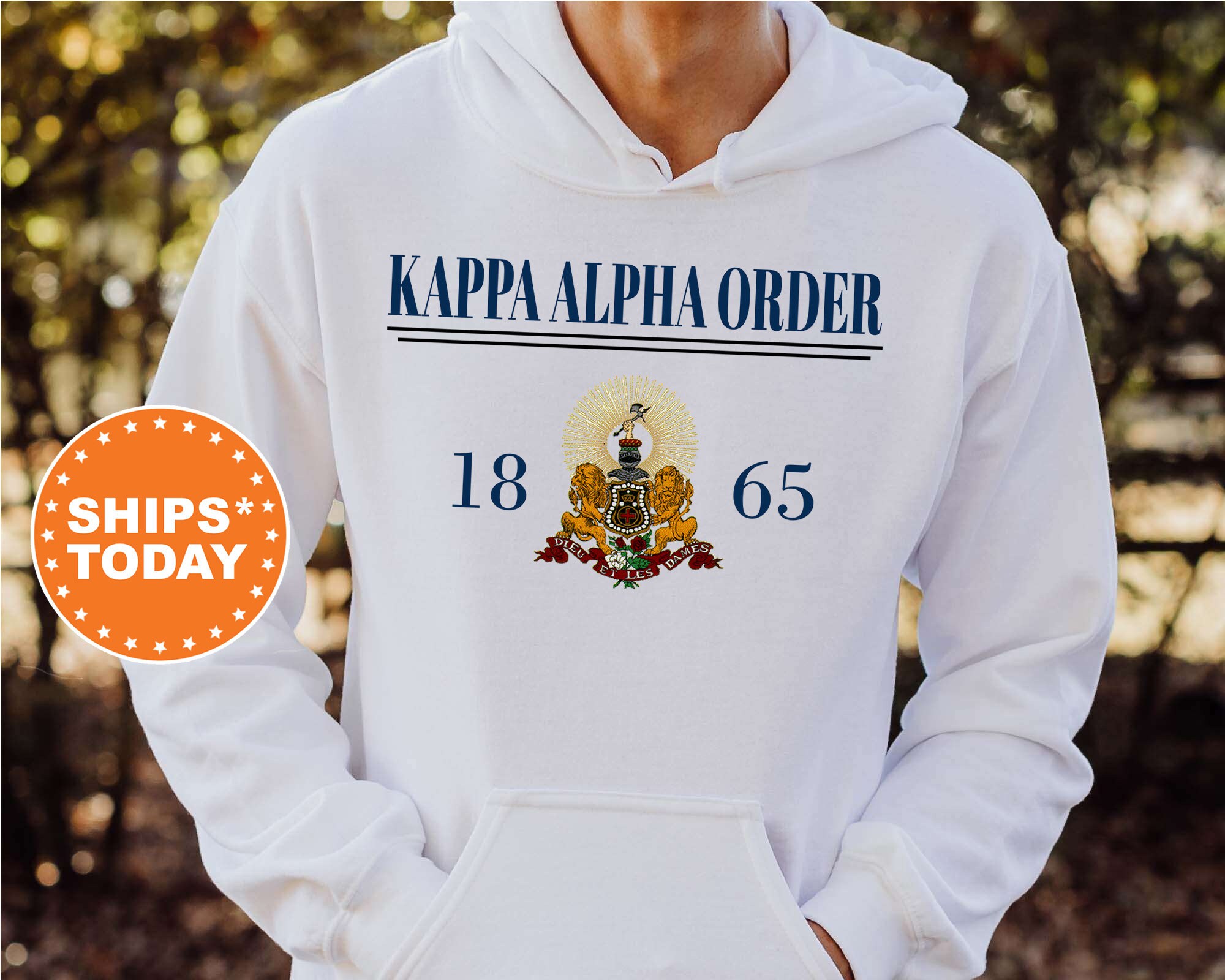 Kappa Alpha Order Large Crest Fraternity Sweatshirt Kappa - Etsy