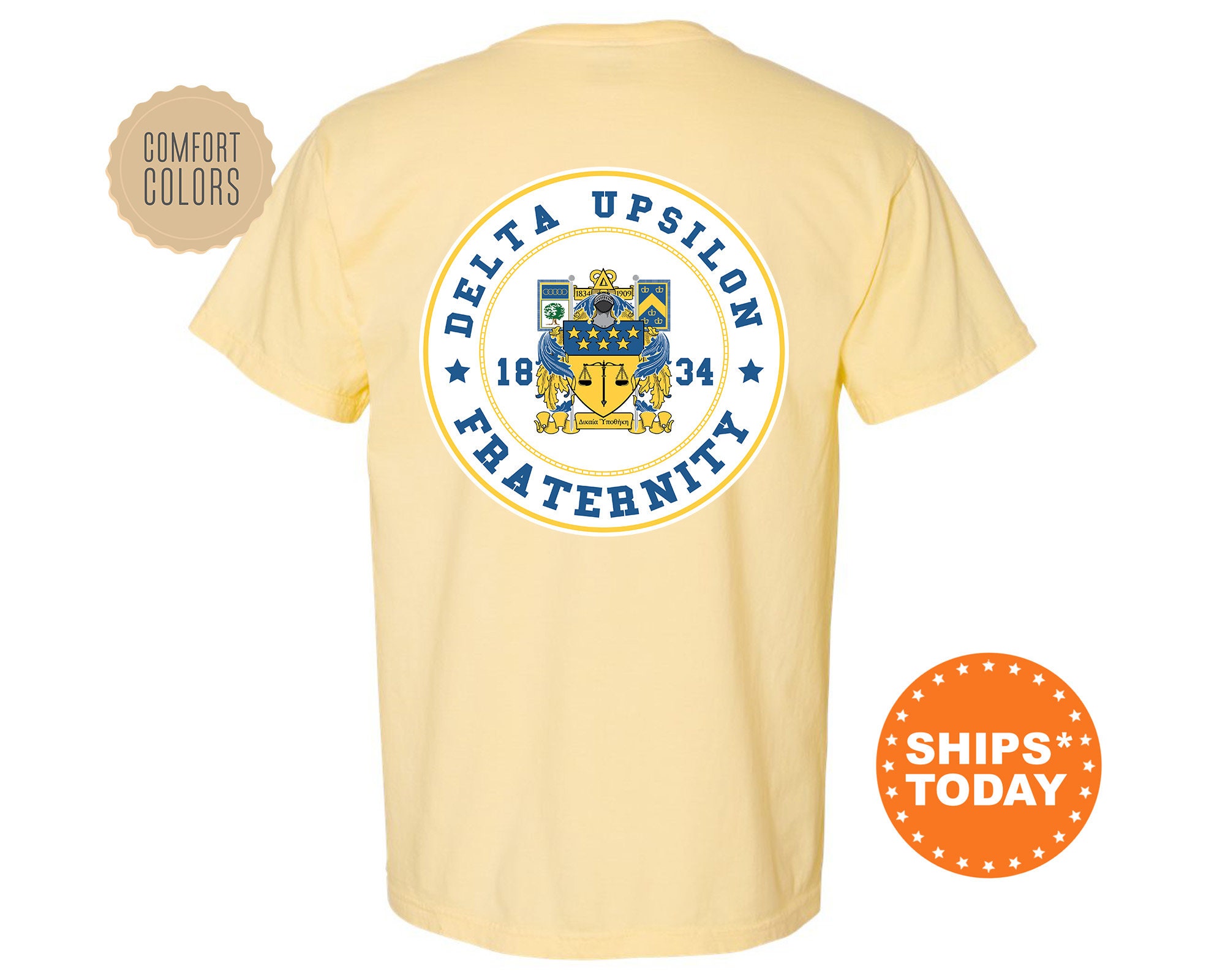 DISCOUNT-Delta Upsilon Fraternity Crest - Shield Slugger Baseball
