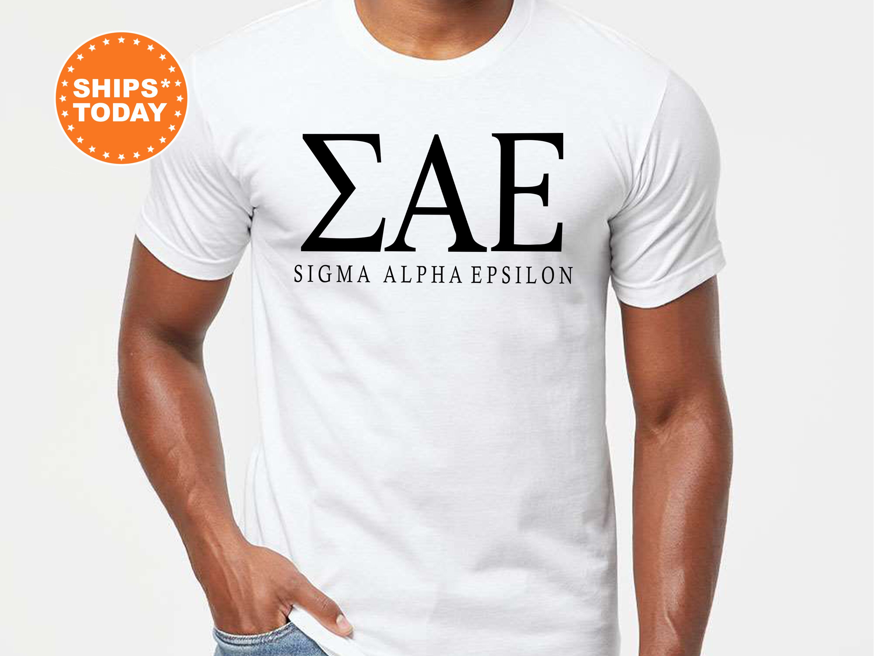 Sigma Alpha Epsilon Block Letter Fraternity T-shirt SAE - Etsy Canada