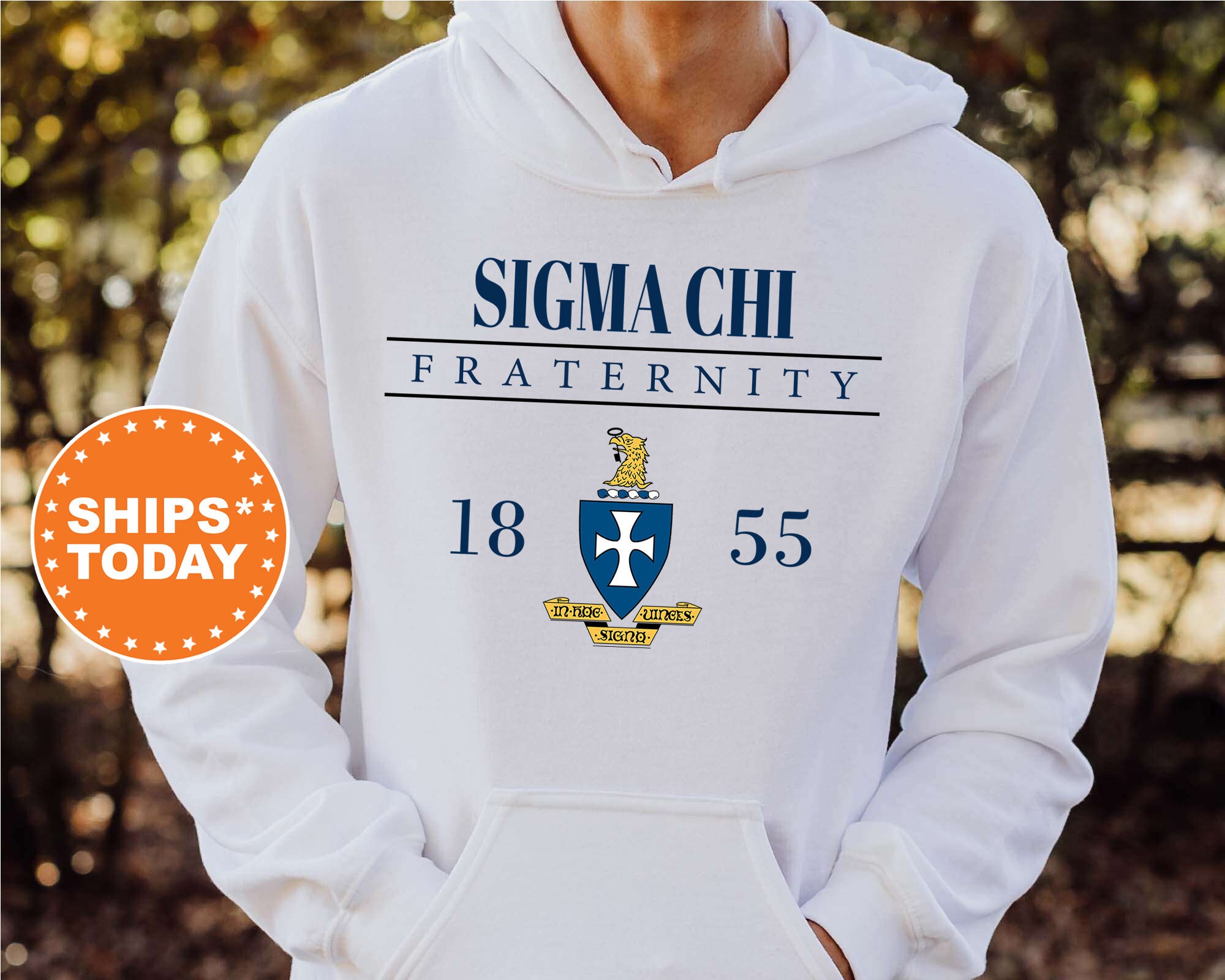 Sigma Chi Large Crest Fraternity Sweatshirt Sigma Chi Hoodie - Etsy Canada