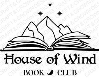 House of Wind Book Club ACOTAR SVG Design Bundle