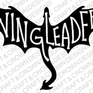 Wing Leader Manon Throne of Glass Fourth Wing SVG Design Bundle