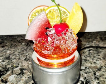 Acrylic Color Fruit Ice Tumbler Lid Topper | 20oz Skinny Tumbler