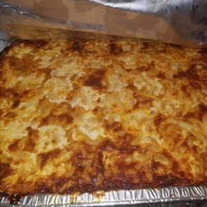 Homemade Baked Mac & Cheese like Grandma's, Cheesy, packed full of flavor, made fresh to order , delivered to your door, variety sizes