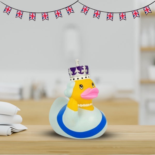 Queen Elizabeth II Rubber Duck - Platinum Jubilee Commemorative Gift