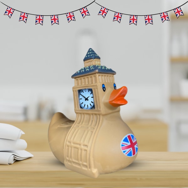 Canard en caoutchouc Big Ben - Cadeau de canard souvenir de Londres - Elizabeth Tower