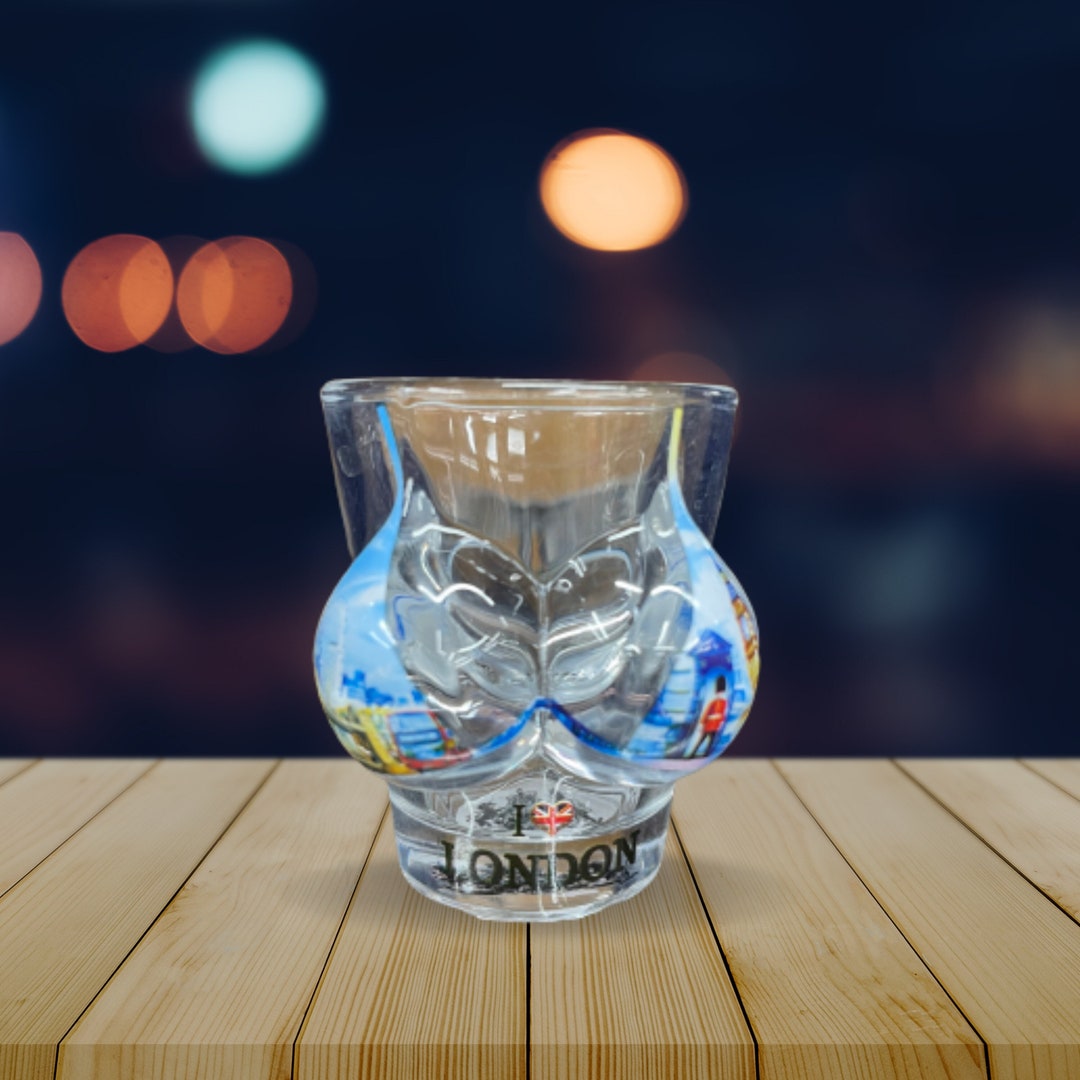 I Love London Blue Bikini Shot Glass London City Edition Etsy