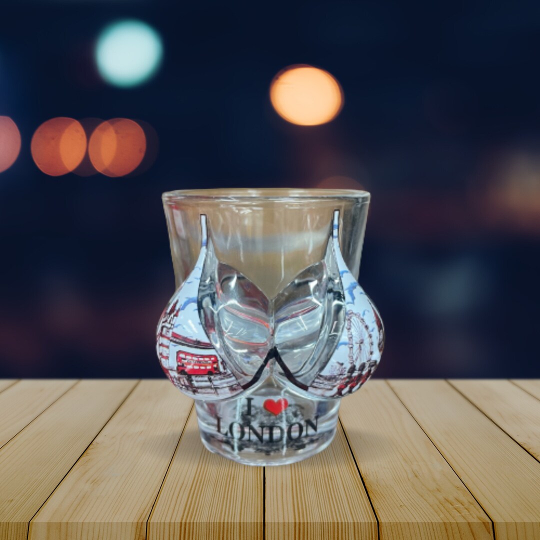 I Love London White Bikini Shot Glass London City Edition Etsy