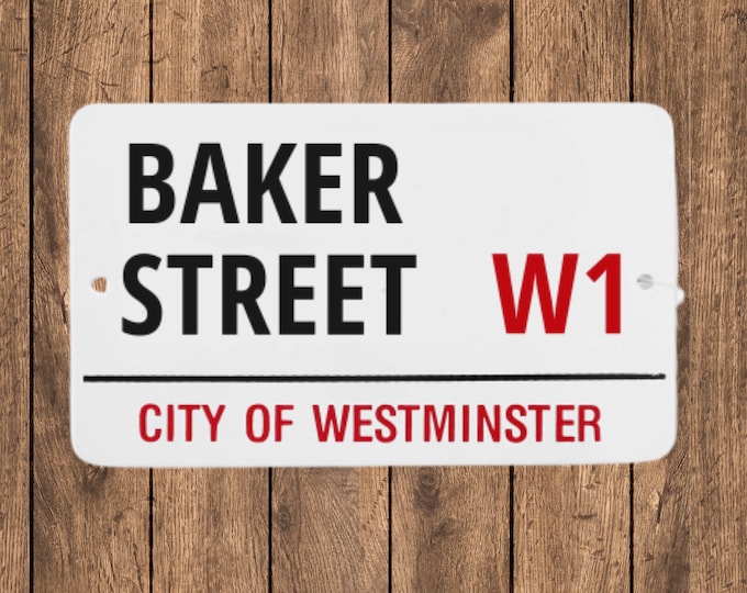 Baker Street Metal Sign - London Souvenir Street Sign