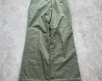 Vintage OG-107 US Military Style Wide Leg Baggy BSA Boy Scouts of America Trouser Pants