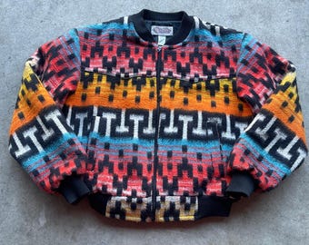 Chaqueta vintage estilo western Carhartt TexTan estilo suroeste Aztec Santa Fe