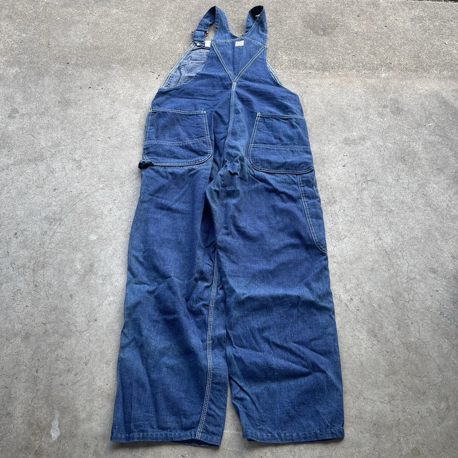 【DEAD】50s-60s MW POWRHOUSE DENIM OVERALL DEAD】50s-60s MW POWRHOUSE DENIM OVERALL DEAD】50s-60s MW