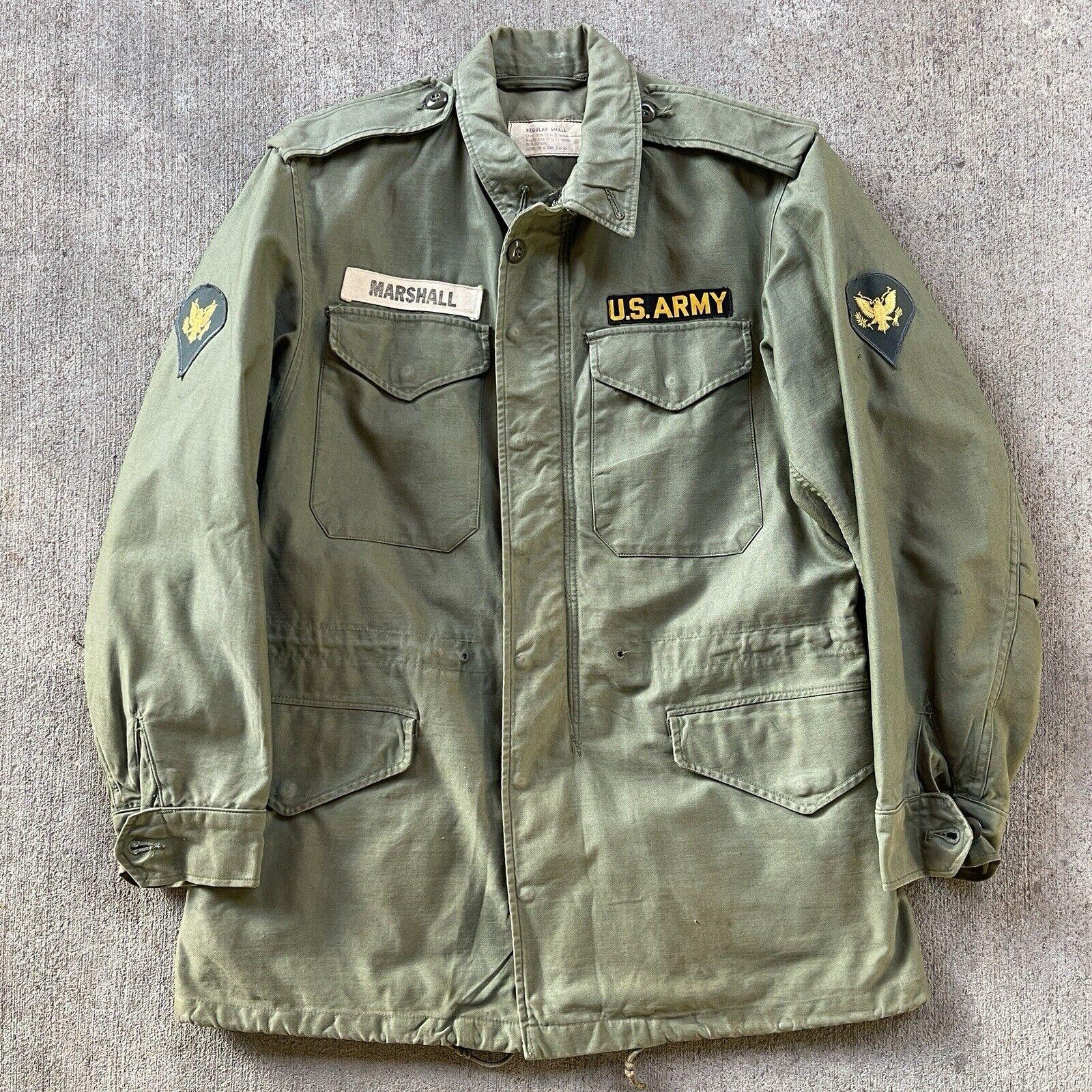 Vintage US Military OG-17 M-1951 Field Jacket Regular Small - Etsy