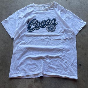 Vintage 90er Jahre Baggy Coors Light Beer Tee