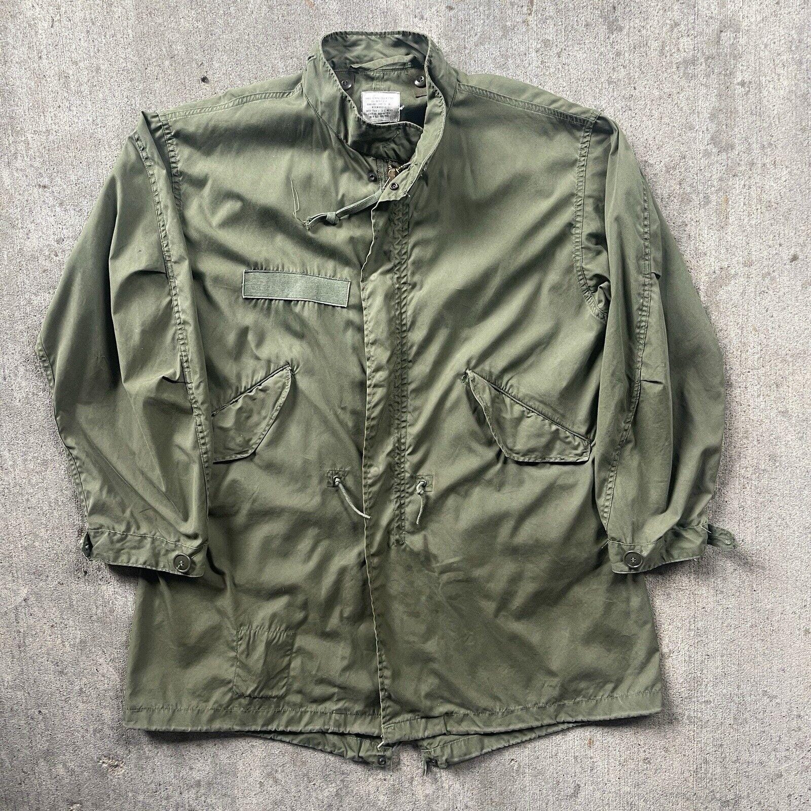 世界有名な US 70s Vintage Military Parka Tail Fish Weather Cold Extreme パンツ