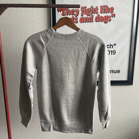 Vintage 60s Fruit of the Loom Grey Sweatshirt - image 2