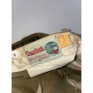 1960s Duxbak Duck Hunting Trousers image 3