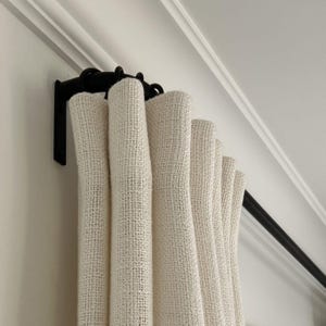 French Return Curtain Rod Set / 7/8&quot; Diameter Rods