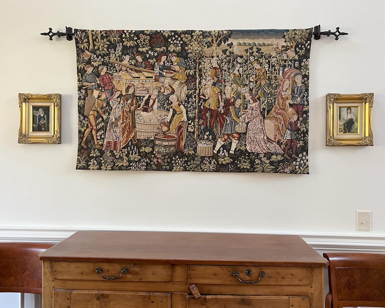 Medieval Tapestry Rods Old World Tapestry Rod - 7/8