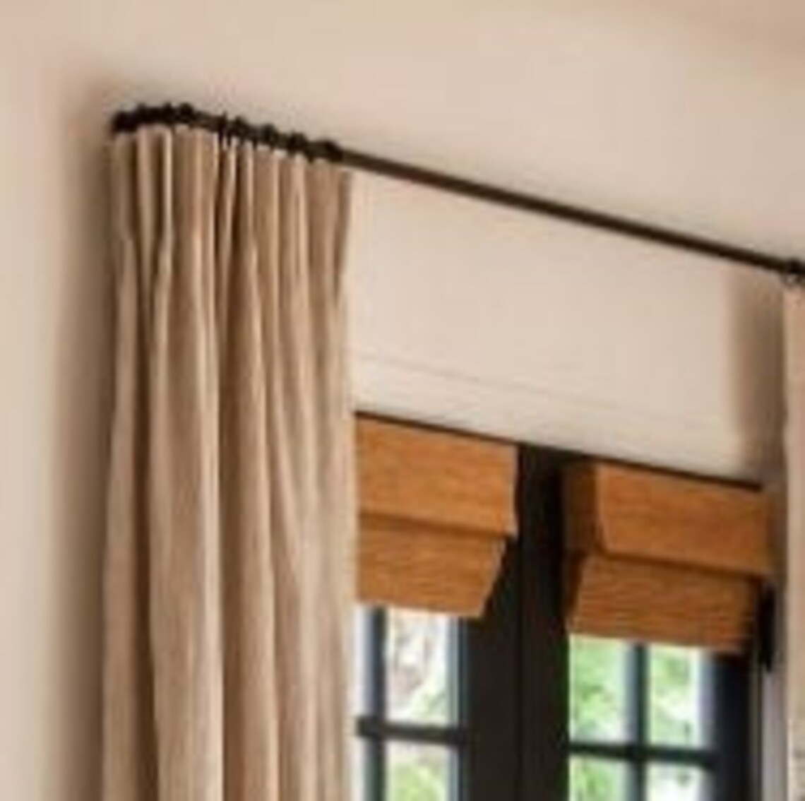 Curtain Rods 7/8/ French Return Curtain Rod/ Custom Etsy