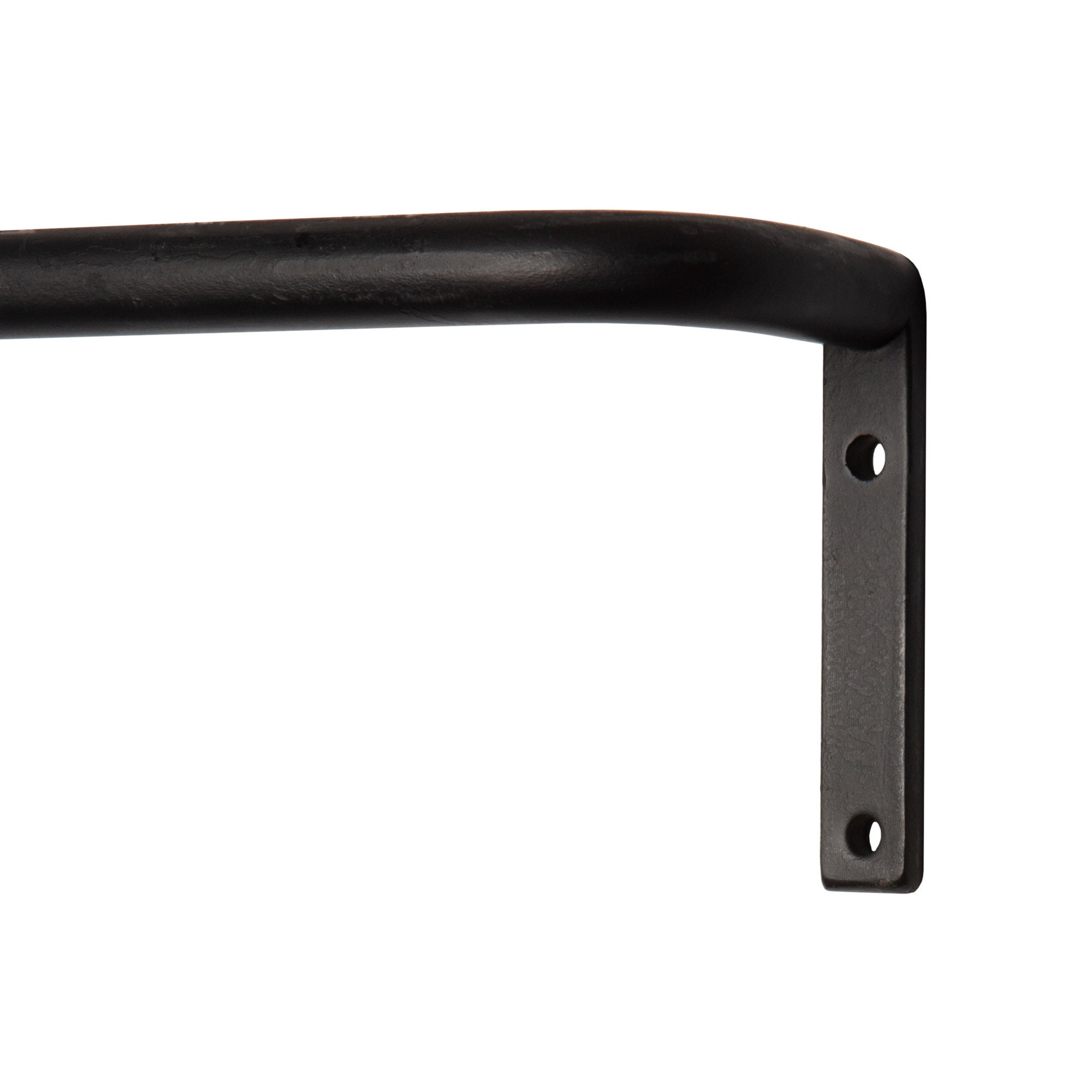 Cafe Curtain Rods With Outside Mount / 1/2 Wrought Iron Etsy