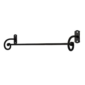 Towel Bar/Hand forged Wrought Iron Towel Holder