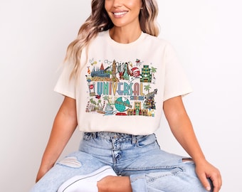 Universal Studios Orlando T-shirt for family trip, universal trip, cute matching tshirts for family, universal studios gift for vacation