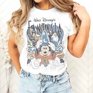Fantasia-t-shirt, fantasie-t-shirt, Disney-parken, Disney-shirt, Disney-cadeaus, bijpassende tshirt Disney World, Disney-attracties, Disney-t-shirts,