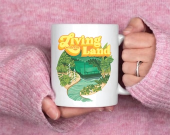 Living with the land mug, Epcot gifts, disney gifts, disney mug, mugs for gift, birthday gift for her, mugs for men, gifts for Disney lover