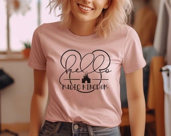 Magic Kingdom T-Shirt, magisches Königreich, BTW, T-Shirt, Disney Bounding, Disney Urlaub Shirt, Disney Parks, Disney Shirt