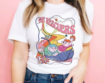 Koszulka ratowników, ratownicy w Australii, koszulka retro Disney, koszulka Disney, koszulka Disney, prezent Disney, koszulka unisex na wycieczkę do Disneya