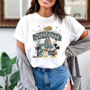 Potatoland-t-shirt, Mickey Mouse & vrienden, Hollywood Studios, Disney-T-shirt, bijpassende Disney-T-shirt, schattig Disney-T-shirt, Disney-attracties, WDW,