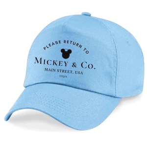 Veuillez retourner Mickey mouse casquette de baseball, chapeau disney, chapeau Disney personnalisé, chapeau avec nom personnalisé, vacances disney, chapeau personnalisé, chapeau personnalisé,
