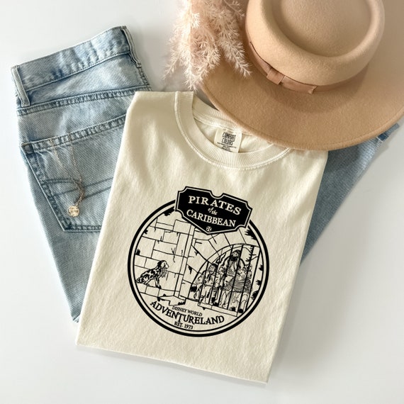 Pirates of the Caribbean T-shirt, Adventureland, magic kingdom, pirates T-shirt, disney vacation tee, DLP, disney ride tees, matching Disney