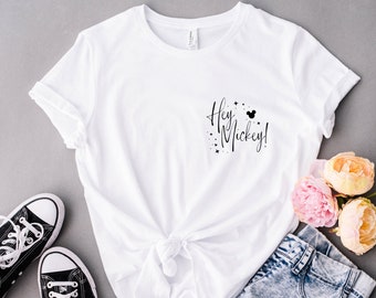 Hey Mickey T-shirt, magic kingdom, WDW, Tee, Disney Bounding, unisex, kids, Mickey Mouse
