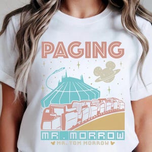 Paging Mr Morrow Tshirt, Peoplemover tshirt, magic kingdom, Tomorrowland, Disney T-shirt, disney rides, disney parks, disney vacation tee